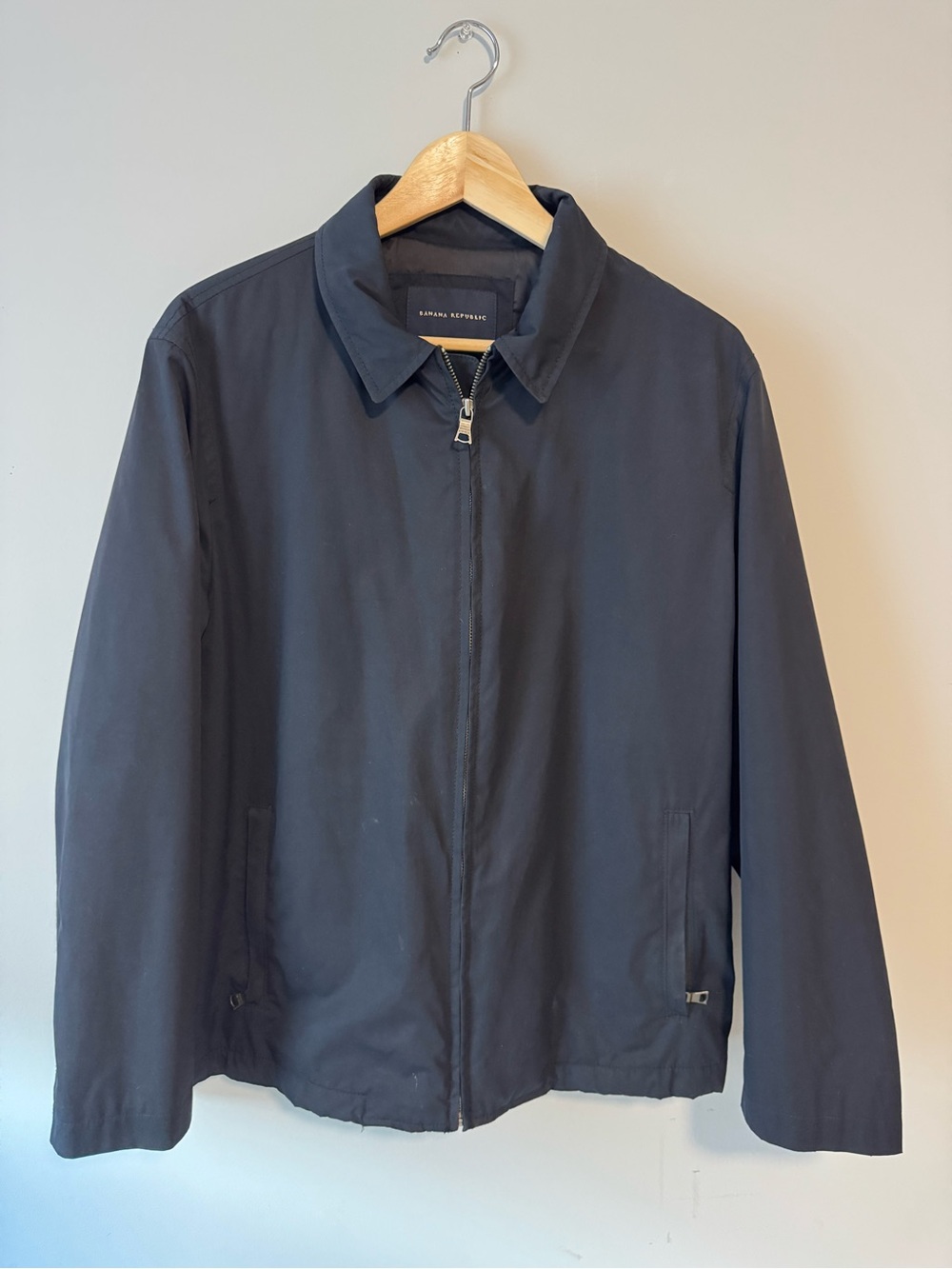 Banana Republic Men's Dark Navy Zip Jacket